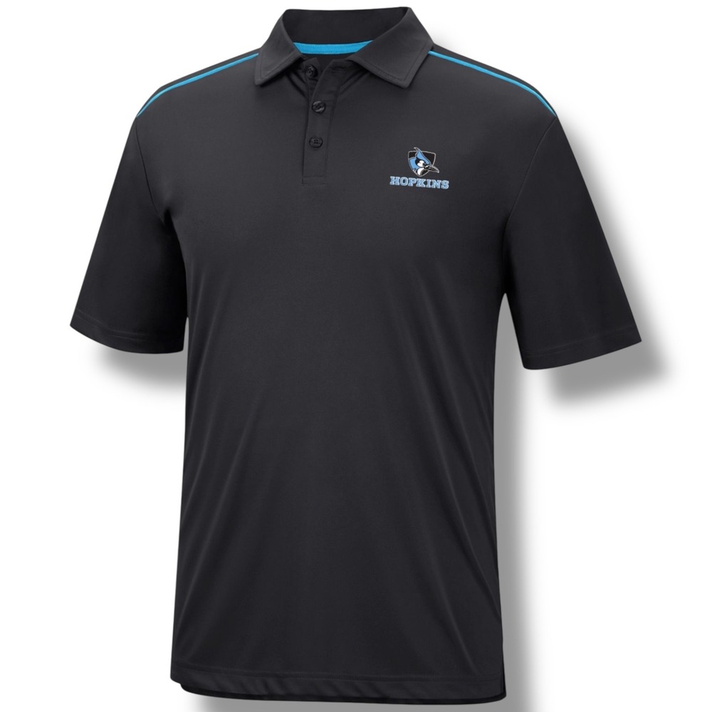Colosseum Hopkins Blue Jays‎ Polo Shirt Mens Small Black NWT